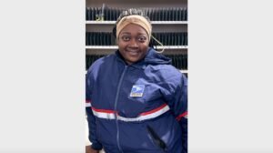 This Postal Service employee found the fallen woman and went for help
