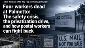 4 workers dead at Palmetto: The safety crisis, the privatization drive, and how postal workers can fight back