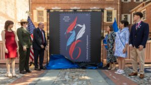 USPS dedicates Declaration of Independence stamp