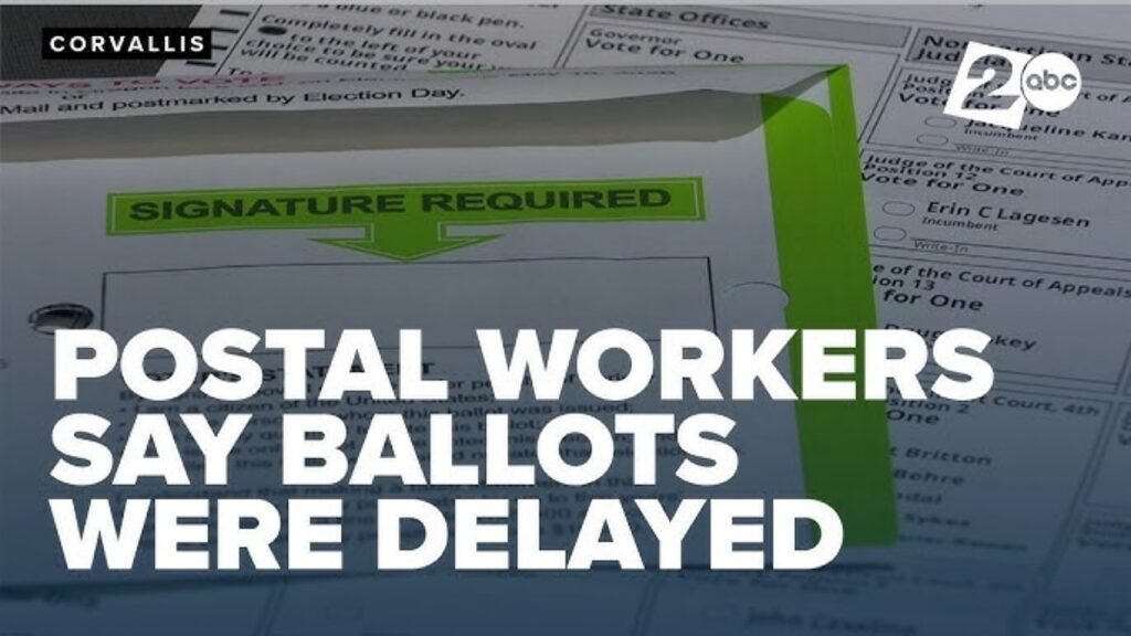 Election integrity questions emerge after postal workers say ballots may have been delayed