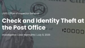 Check and Identity Theft at the Post Office