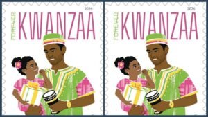 Kwanzaa stamp ceremony