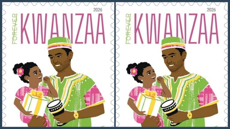 Kwanzaa stamp ceremony