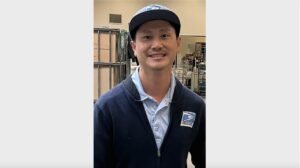 This letter carrier helped a customer after a bicycle accident