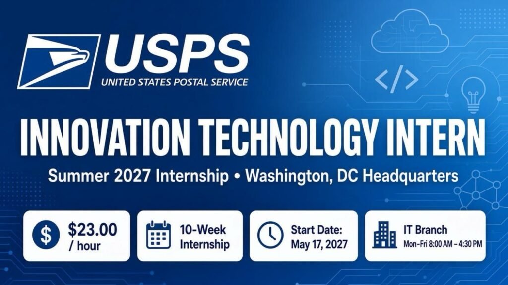 USPS Wants to Hire Innovation Technology Interns to Develop Artificial Intelligence Applications